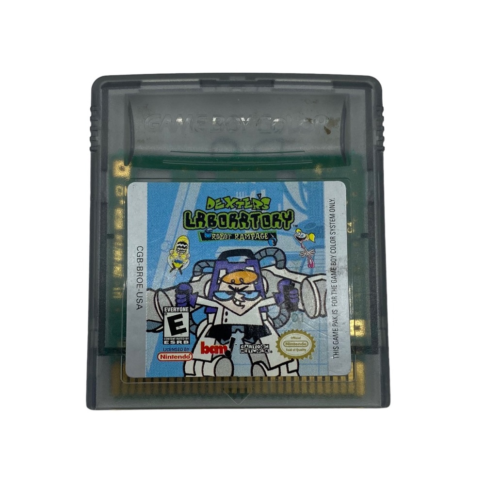 Nintendo Game Boy Color Dexter's Laboratory Robot Rampage Video Game